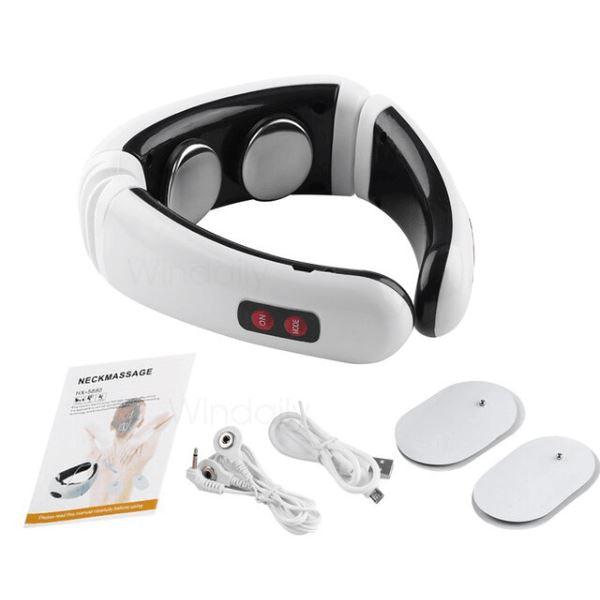 Massageador Para Pescoço Elétrico Com Eletrodos RelaxingMax