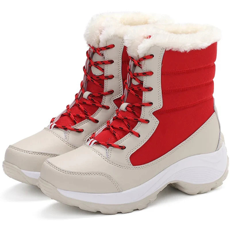 Bota de Neve Feminina Confortável Snowbella