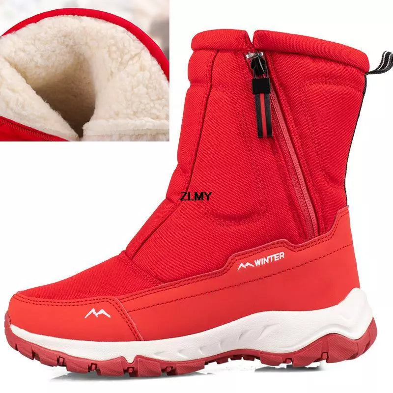 Bota de Neve Feminina Impermeável Hotshoes