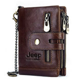 Carteira Feminina de Couro Genuíno Jeep + Brindes