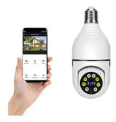 Câmera Giratória 360° Wifi Full Hd Com Visão Noturna