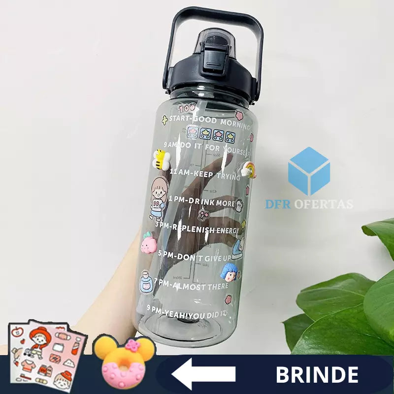 Garrafa de Água Squeeze 2l - Atividades Físicas + Brindes