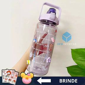 Garrafa de Água Squeeze 2l - Atividades Físicas + Brindes
