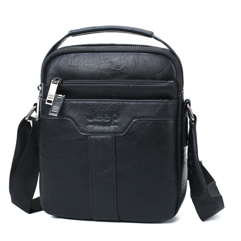 Bolsa Masculina de Couro Jeep Transversal