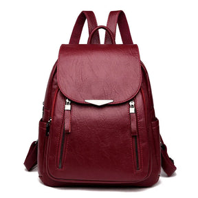 Mochila Feminina de Couro Chloe