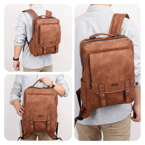 Mochila de Couro Impermeável Jeep Classic