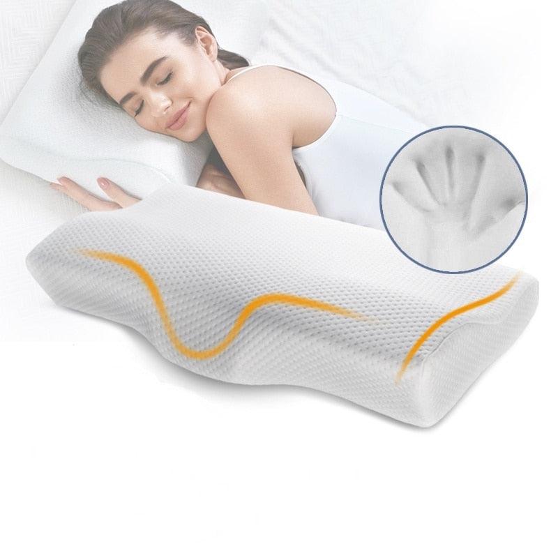 Travesseiro Ergonômico Para Dores No Pescoço e Costas