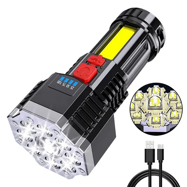 Lanterna Tática Potente Led Recarregável
