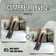 Meia-Calça Aveludada Translúcida COMPRE 1 LEVE 2