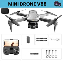 Mini Drone Profissional V88 Câmera Dupla HD 8K