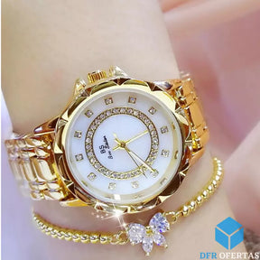 Relógio Feminino de Luxo Elegance + Brindes