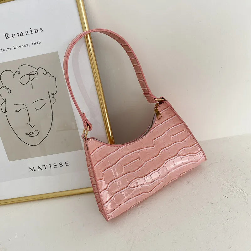 Bolsa de Ombro Feminina de Couro Francesca