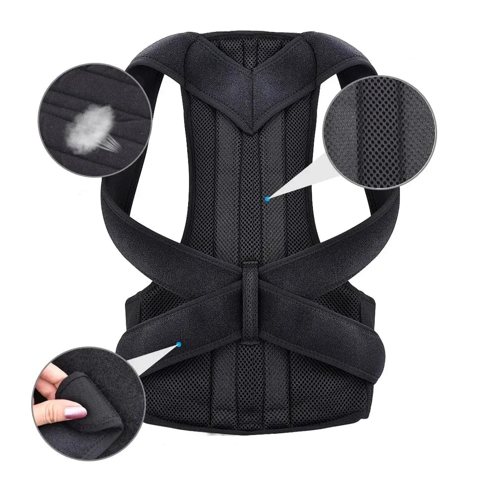 Corretor Postural Lombar Ajustável