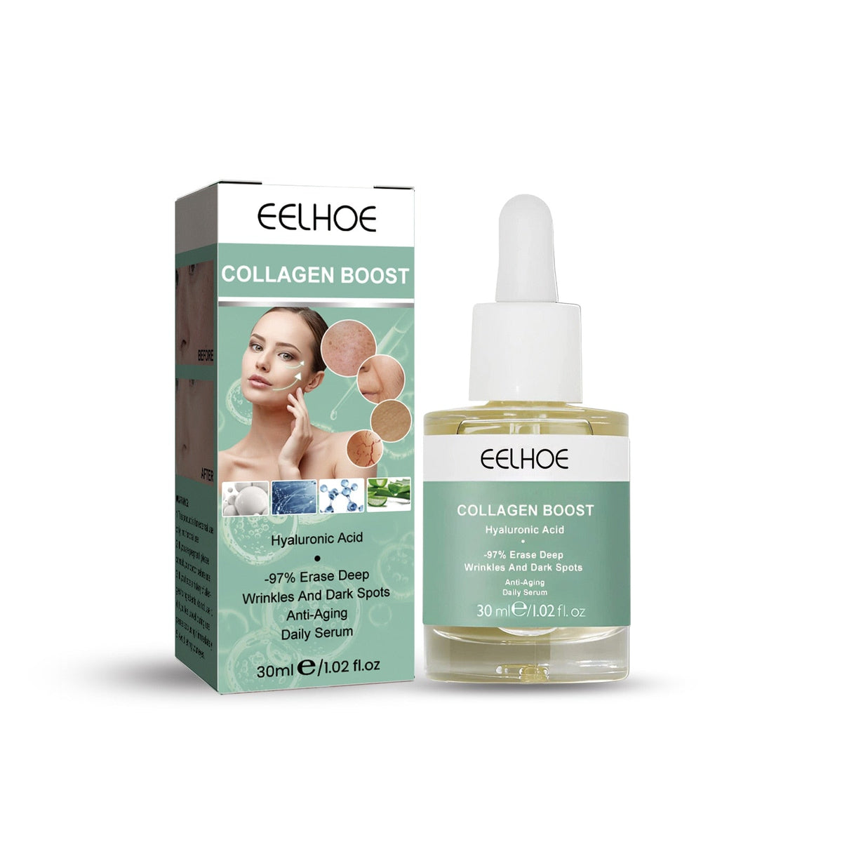 Sérum Anti-idade Com Ácido Hialurônico Vitamina C Beautyboost