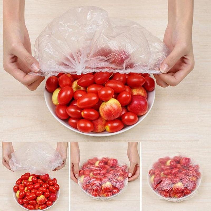 Tampa Plástica Para Conservar Alimentos Protectionmax Compre 50uni e Leve 100uni + Brinde