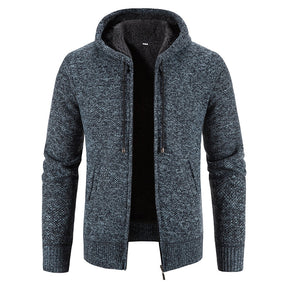 Suéter Masculino Premium Com Ziper e Capuz
