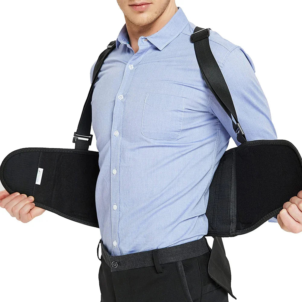 Cinta Lombar Ergonômica Ajustável Reforçada
