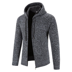 Suéter Masculino Premium Com Ziper e Capuz