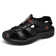 Sandália Masculina Ortopédica de Couro Orthosoft