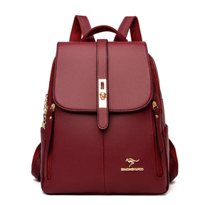 Mochila de Couro Feminina Elegante - Penelope