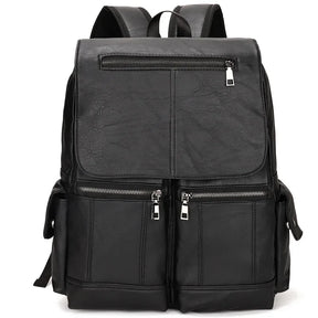 Mochila de Couro Vintage Grande - London