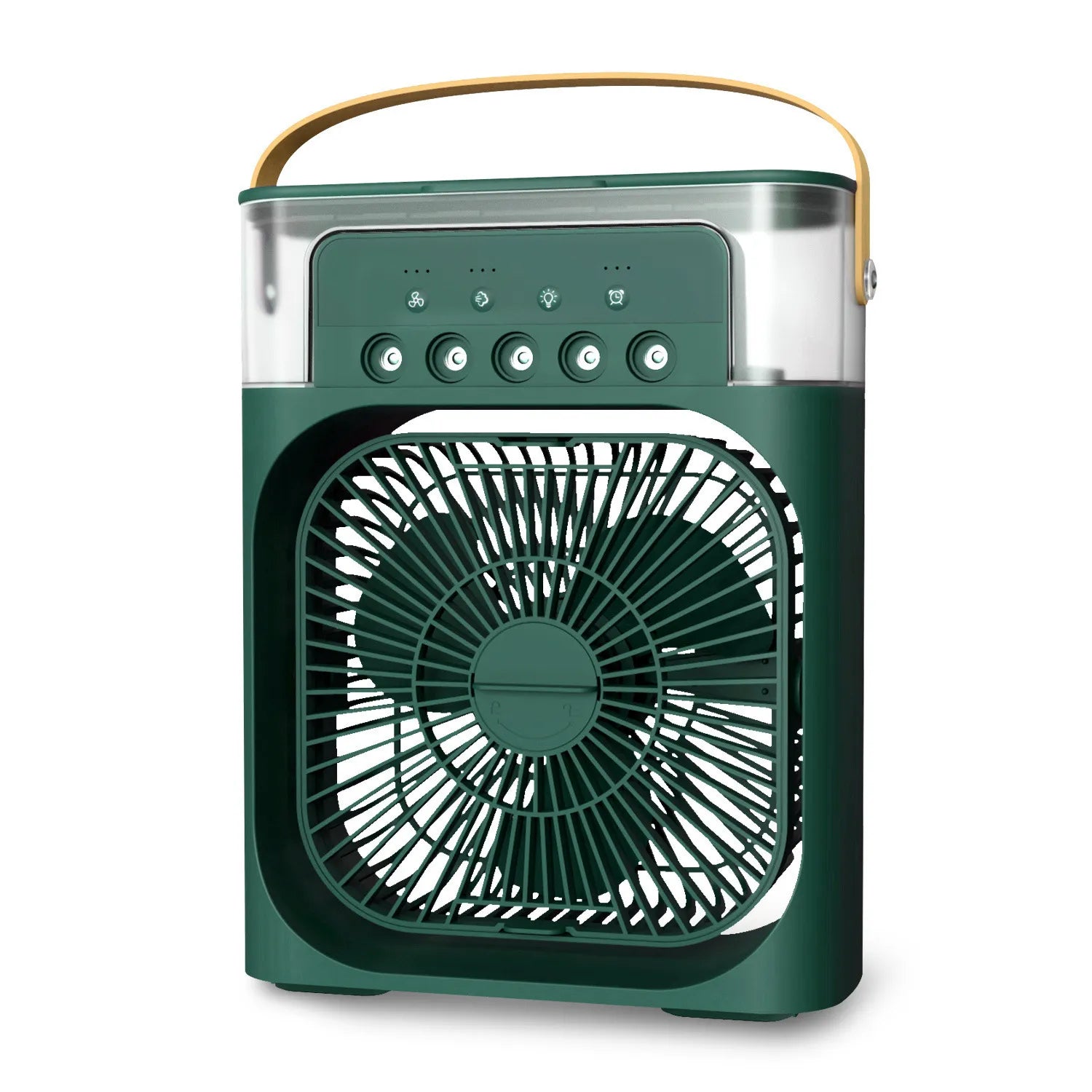 Mini Ventilador e Umidificador de Ar Portátil 3 em 1