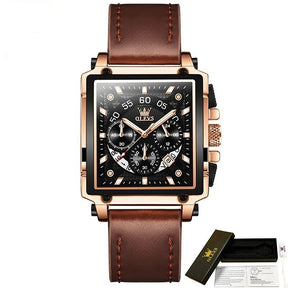 Relógio Masculino Quadrado Precision Prime