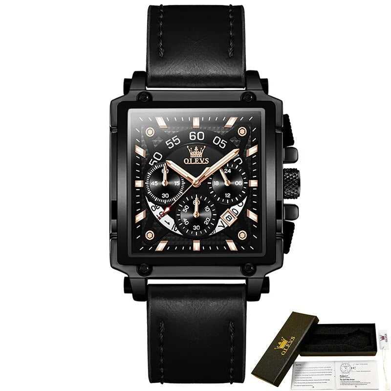 Relógio Masculino Quadrado Precision Prime