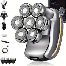 Barbeador Masculino 6 em 1 Impermeável Ultrapotente - Shavepro