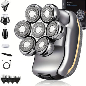 Barbeador Masculino 6 em 1 Impermeável Ultrapotente - Shavepro