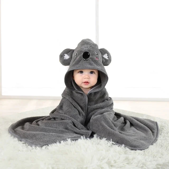 Toalha Infantil Com Capuz Divertida