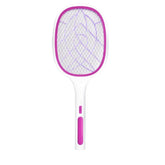 Raquete Mata Mosquito Elétrica 3 em 1 Recarregável
